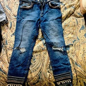 Mavi Jeans with embroidery